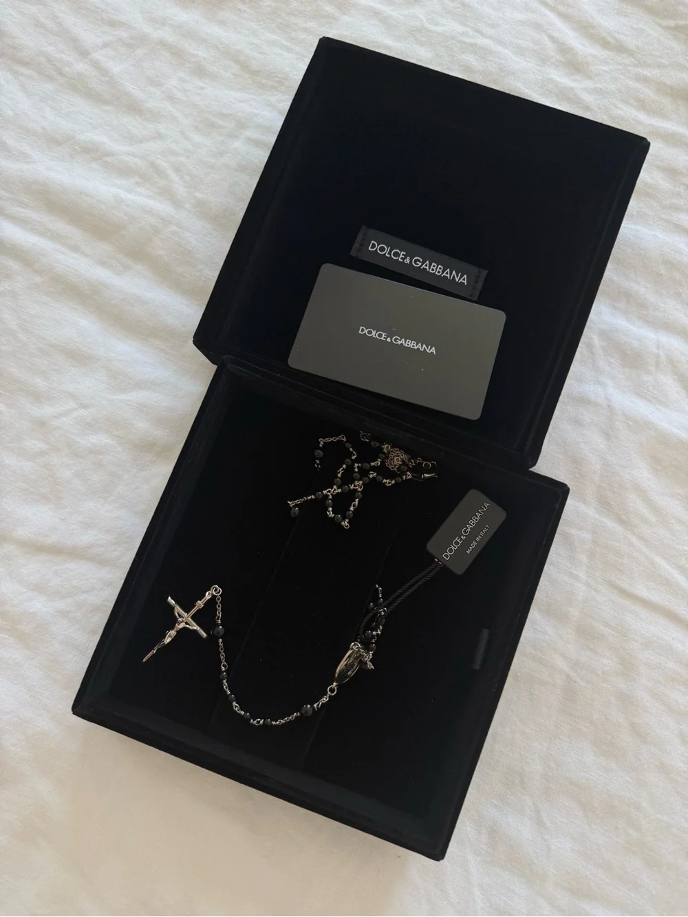 Dolce & Gabbana Cross Pendant necklace with Box brand new
